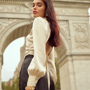 REFORMATION CIELO TOP NWT XL